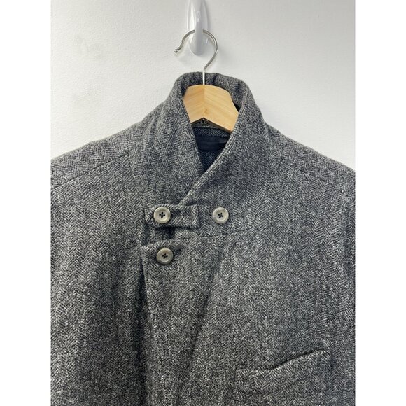 L.L.Bean Shetland Wool Insulated Thinsulate Coat Blazer Tweed Jacket  42 Reg - Picture 4 of 13